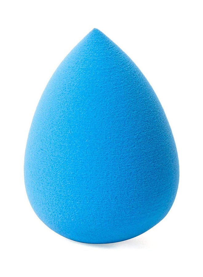 Generic Beauty Makeup Blender Sponges - Bonus Facial Exfoliating Cleanser Brush - Cosmetic Blending And Contour Applicator Set For Powder, Cream, Concealer, Blush, Primer And Foundation Blue