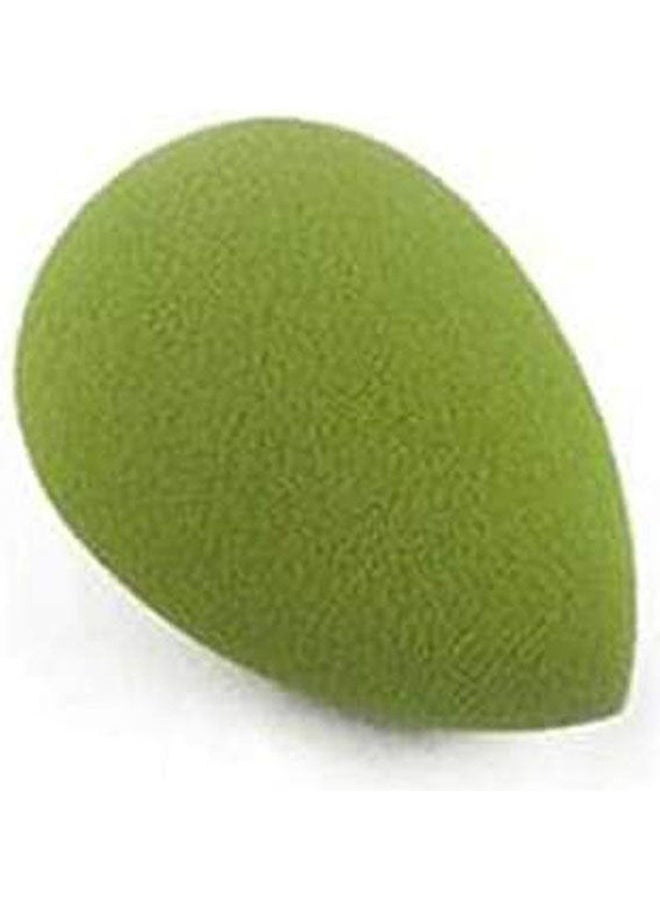 Generic Convenient Makeup Foundation Sponge Blender Puff Water Dropiets Flawless Smooth Beauty Green  - Image 1