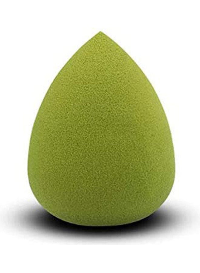 Generic Convenient Makeup Foundation Sponge Blender Puff Water Dropiets Flawless Smooth Beauty Green  - Image 2