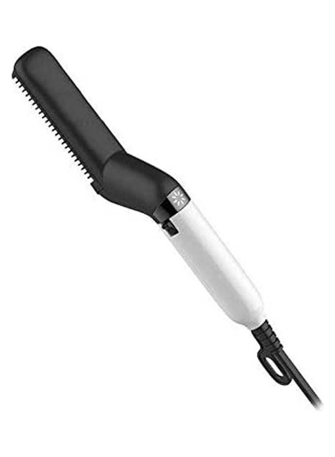 مشط لتمليس وتجعيد اللحية والشعر أسود