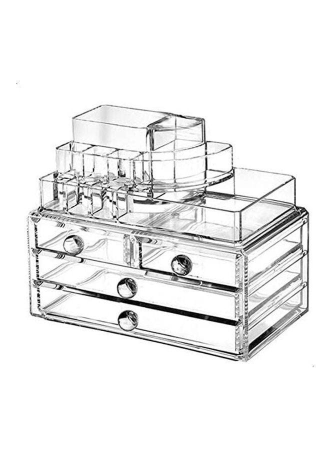 Acrylic Cosmetic Organizer Clear