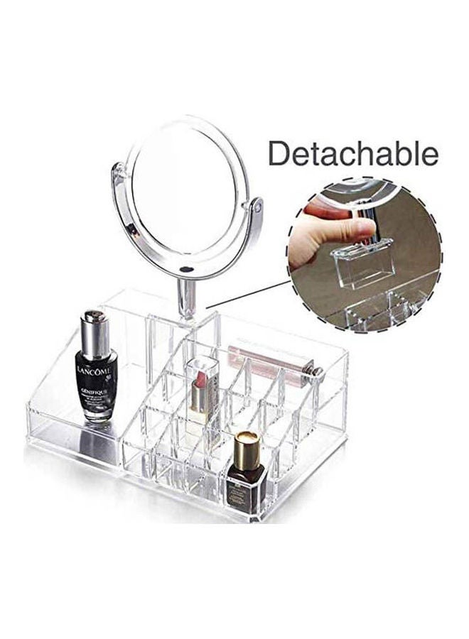 Makeup Organizer with 4 Drawers Clear - Image 2