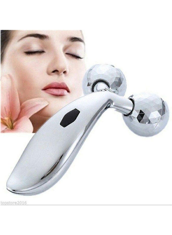 3D Y-Shape Solar Micro Platinum Roller Face & Body Slimming Tightening Massager - Image 2