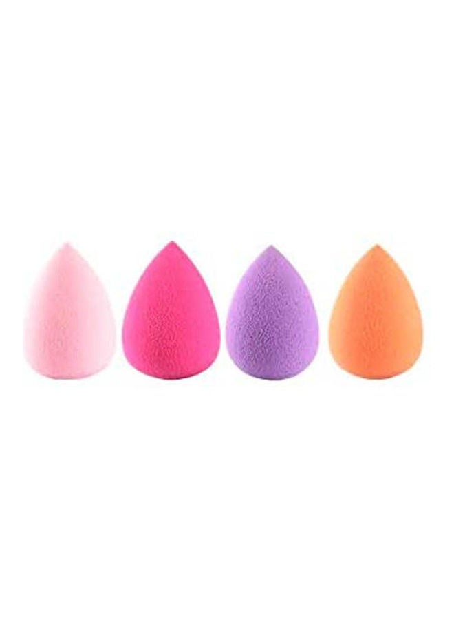 Makeup Puff Soft Beauty Sponge Foundation Blender Blending Puff Powder Smooth Cosmetic Tool Kits 4 Pcs Makeup Foundation Sponge Puff Flawless Makeup Tool Multicolour