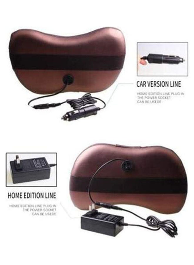 Generic Electric Massage Pillow Neck Shoulder Head Car Home Support Massager  - Image 2
