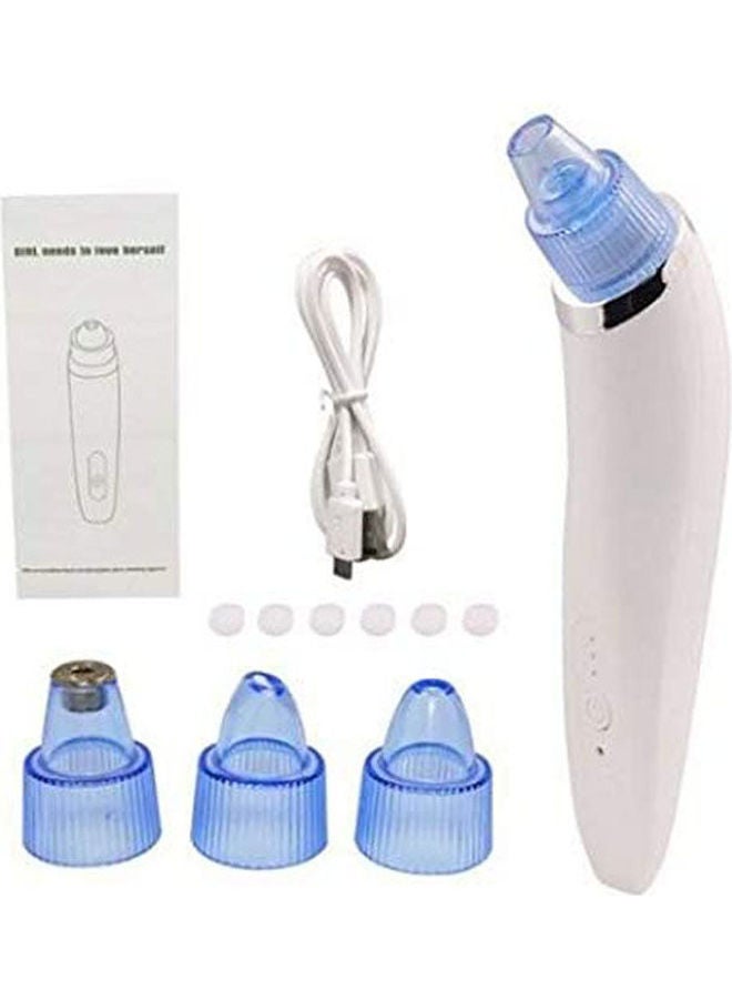 Blackhead Remover Pore Cleaner Vacuum Comedo Nose Acne Suction Diamond White - Image 2