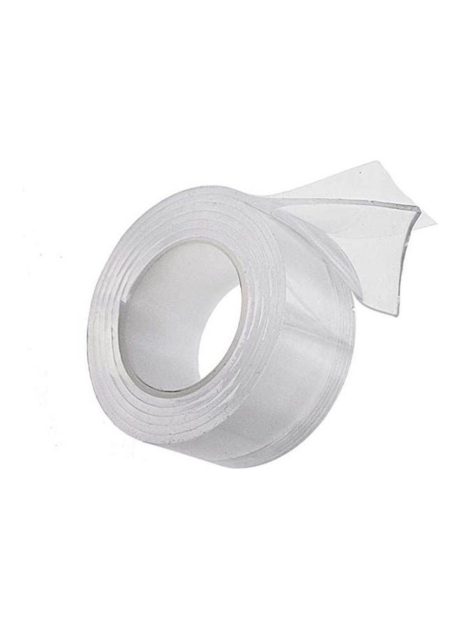 Generic Multi-Function Double-Sided Adhesive Nano Tape Traceless Washable Removable Tapes Kitchen Bathroom Living Room Portable Gel Grip Sticker White 