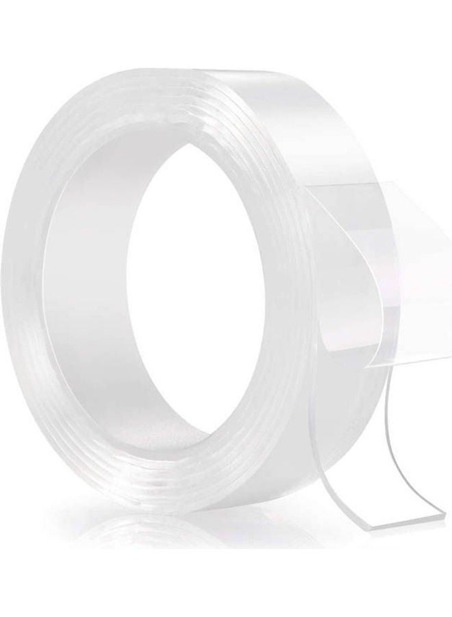 Washable Double Sided Adhesive Tape White - Image 1
