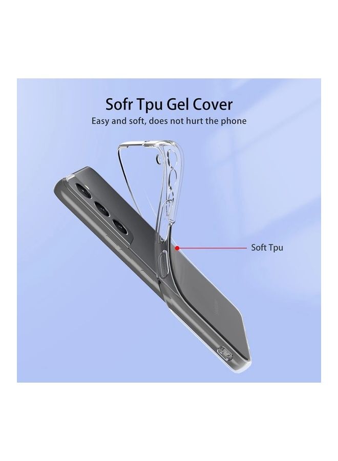 Protective Soft Transparent TPU Case Cover for Samsung Galaxy S22 5G Clear