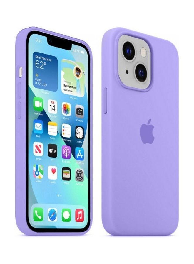 MARGOUN - Protective Soft Silicone Case Cover for Apple iPhone 13 Light Violet - Image 1