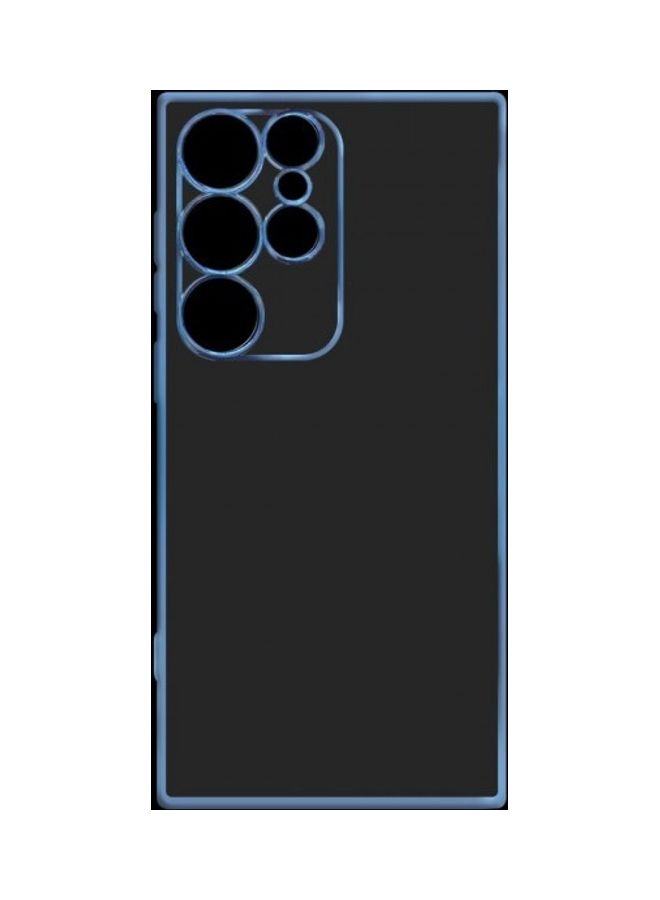 مارجون غطاء حماية واق ناعم من البولي يوريثان الحراري لهاتف سامسونج جالاكسي S22 ألترا 5G شفاف/ أزرق - Image 4