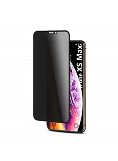 Muzz Privacy Tempered Glass Screen Protector For Apple iPhone XS Max Black 