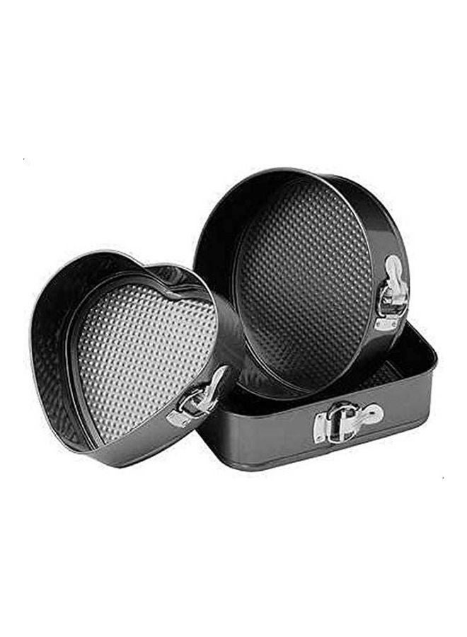 Mixed Cake Molds 3 Pcs Black 1kg