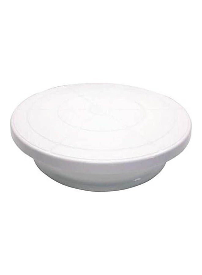 Cake Turntable Rotating Anti-Skid Round Cake Decorating Stand Cake Rotary Table Plate Kitchen Diy Pan Baking Tool White - Image 2
