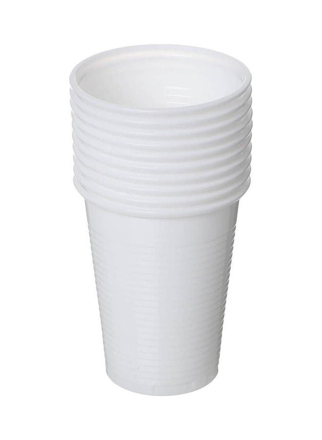 Paper Coffee Cups - 10 Pieces White