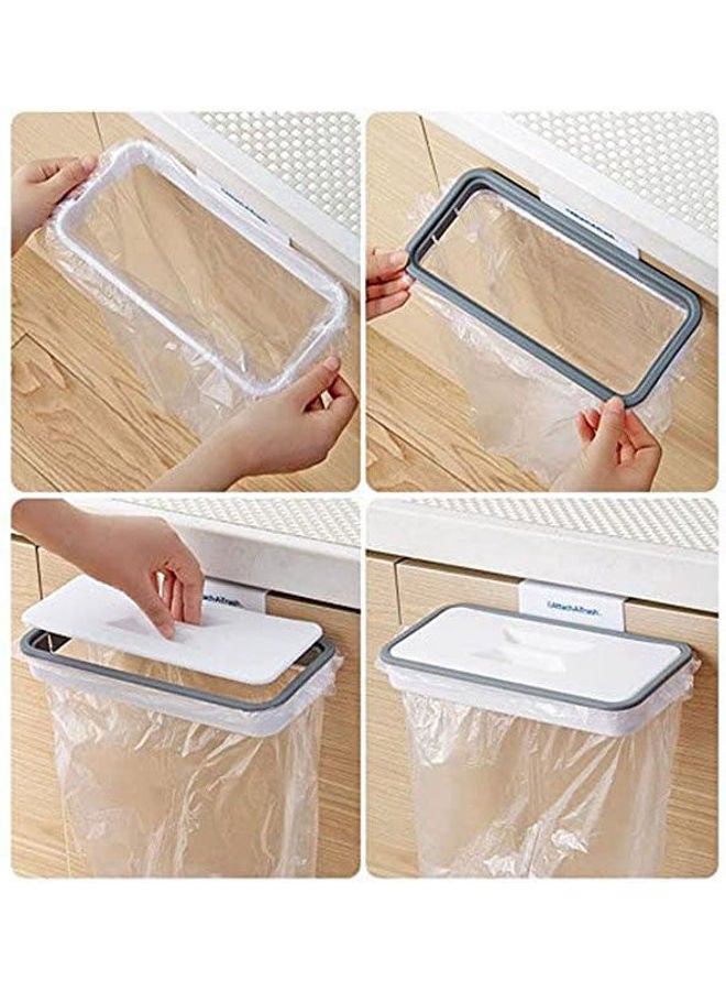 Edencomer Attach A Trash - Hanging Trash Bag Holder White - Image 2
