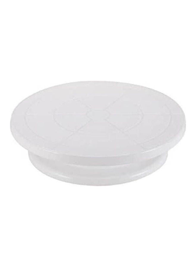 Cake Decorating Turntable Revolving Rotating Pastry White
