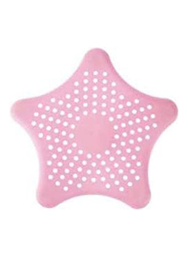 سدادة تصريف مياه من السيليكون لحوض المطبخ والحمام على شكل نجمة. وردي 18جرام - Image 1