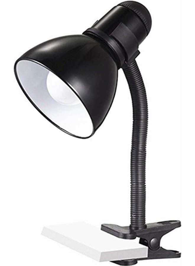 Adjustable Portable Gooseneck Home Office Work Hobby Children Reading Bedside Clip Led Bulb Light Night Book Clamp Desk Lamp Black