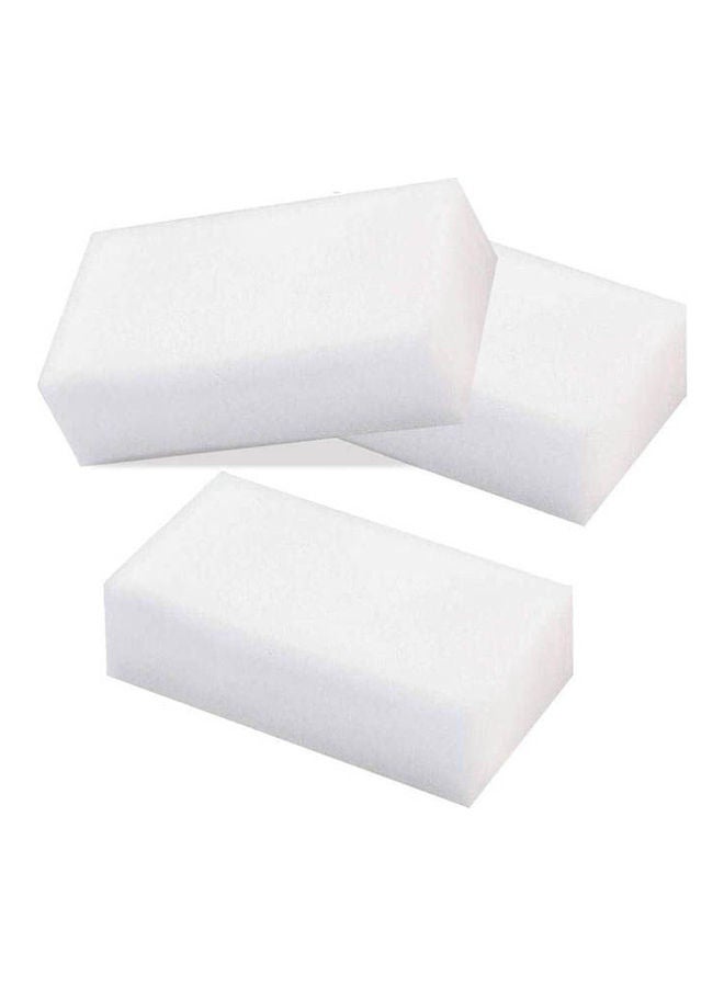 3 قطع من ممحاة إسفنجية سحرية لتنظيف المطبخ/ إسفنجة تنظيف متعددة الوظائف للمطبخ أبيض - Image 1