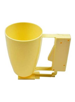 Handle Cake Making Helper Cup Pastry Batter Dispenser Meatball Mould Maker Loqumat Al Kadey Device Kitchen T Yellow