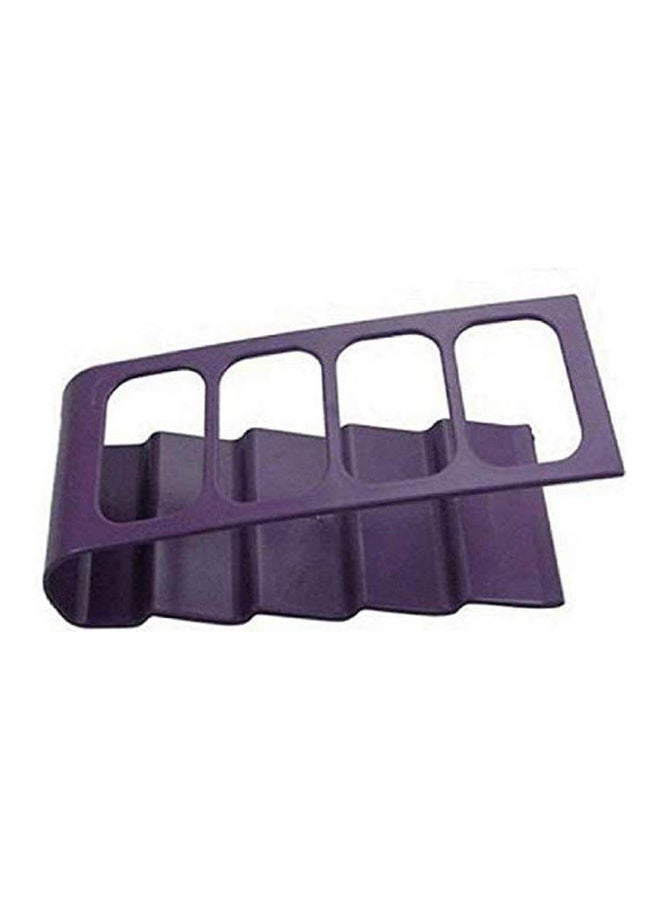 Multi Remote Holder Stand Home Organizer Box Stand 4 Compartments purple