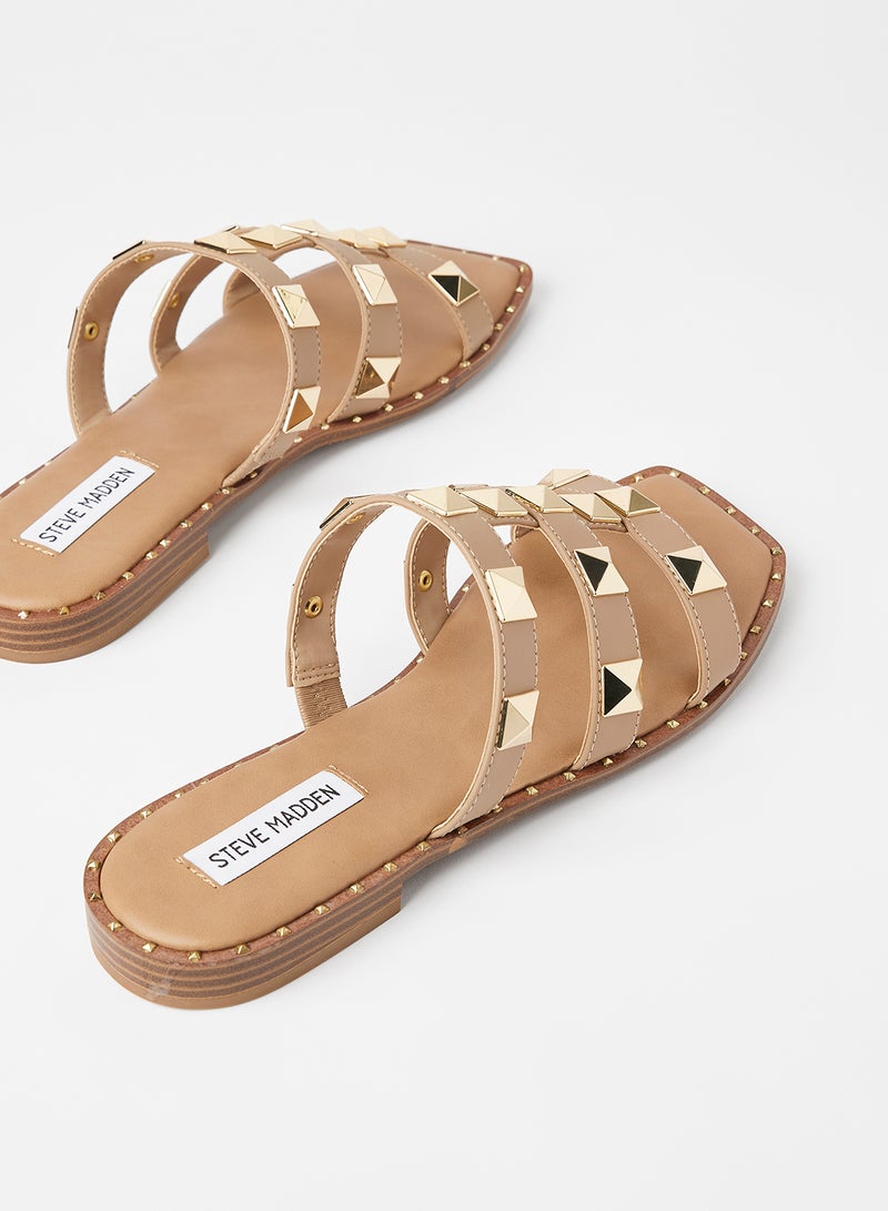 Tarts Studded Sandals Tan - v1640685683/N47654113V_3