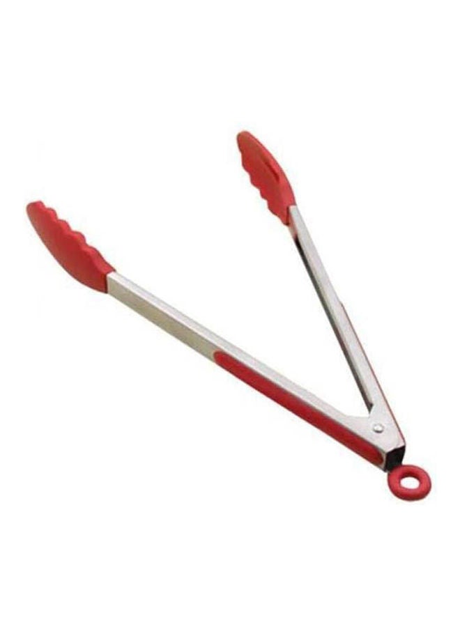 Handle Cooking Salad Serving Bbq Tool Tongs Kitchen Utensil Red  - Image 2