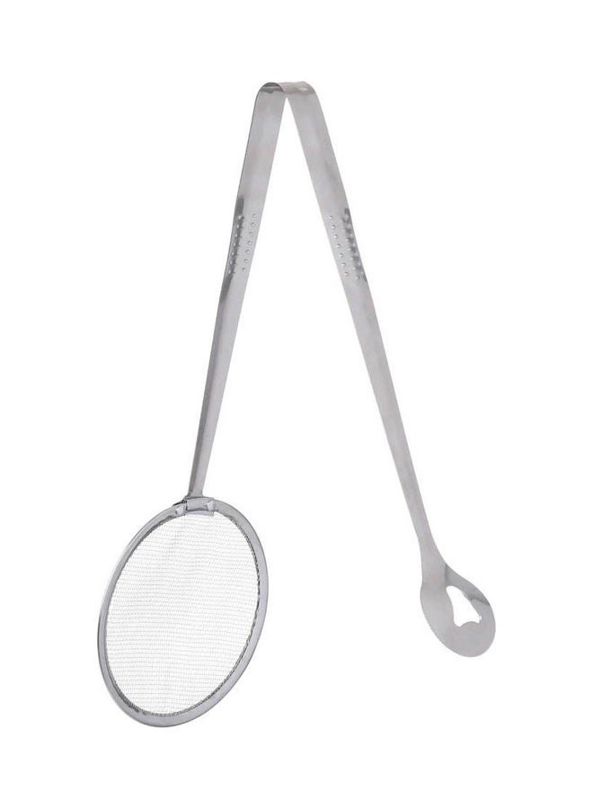 Generic - Food Tongs With Skimmer Silver - Image 1