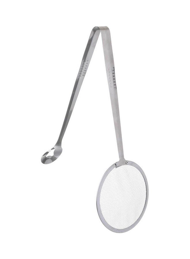 Generic - Food Tongs With Skimmer Silver - Image 1