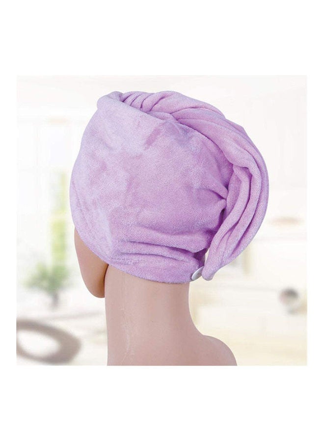 Quick Dry Hair Bathing Towel Purple