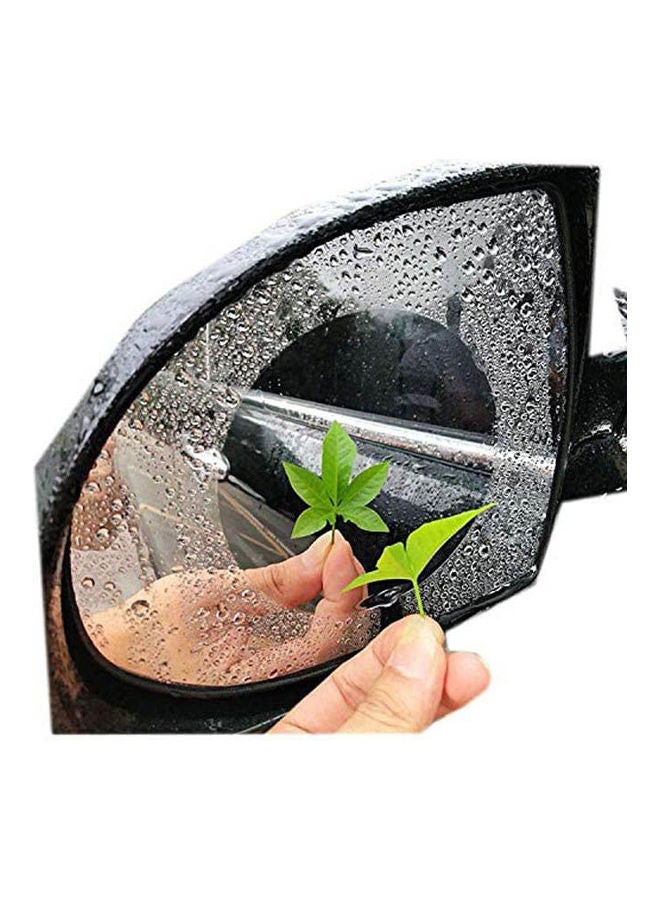 Generic Car Rearview Mirror Waterproof Membrane Anti-Fog Anti-Glare Film Sticker Dia  - Image 2