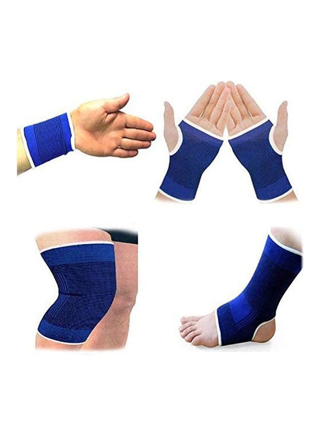Generic 2Palm Wrist Hand Support Glove with Elastic Ankle Brace Support Band with Elasticated Knee Supports with Sport Sweatbands Wrist Sweat Bands - Image 2