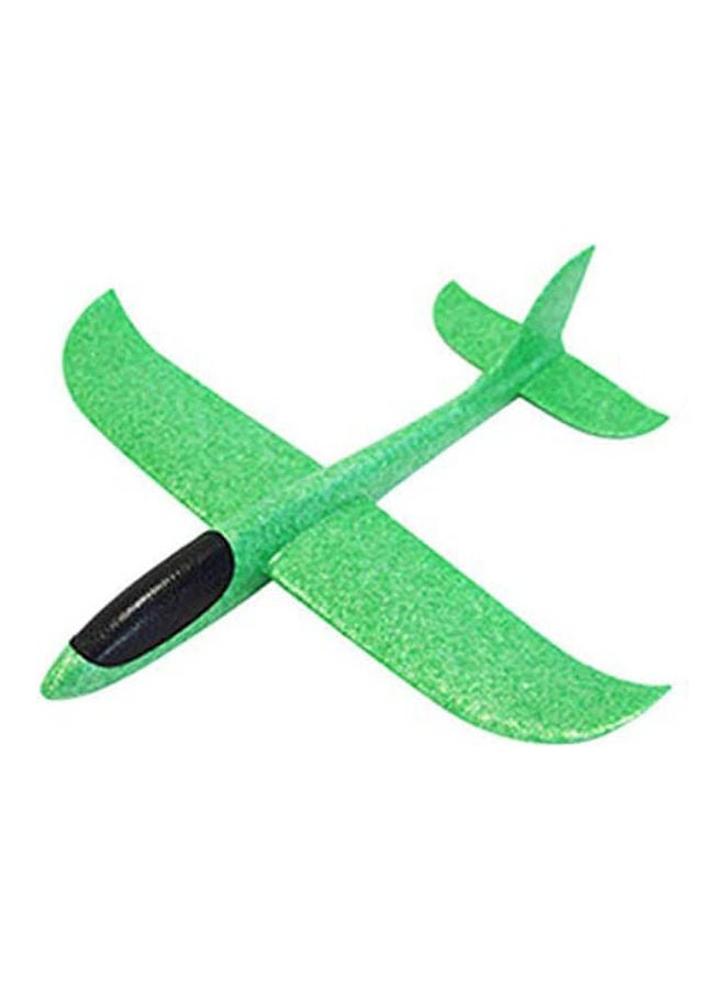 Throwing Glider Inertia Plane Foam Aircraft Toy Hand Launch Roundabout Trick Airplane Green - Image 1