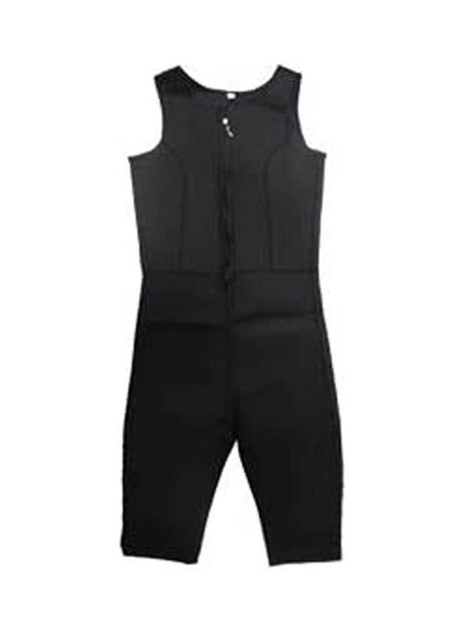 Neoprene Slimming Suit from 105 kg to 125 kg- Black, 6XL