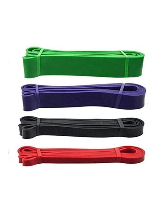 4Pcs/Set Pull Up Resistance Assist Bands Set Of 4 208Cm Heavy Duty Resistance Bands 208cm