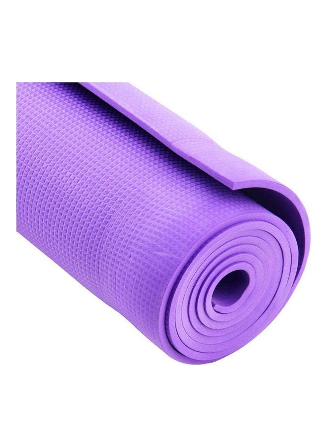 ماركة غير محددة Thick Durable Non-Slip Eva Yoga Mat Pad Gym Home Outdoor Exercise Fitnes  - Image 2