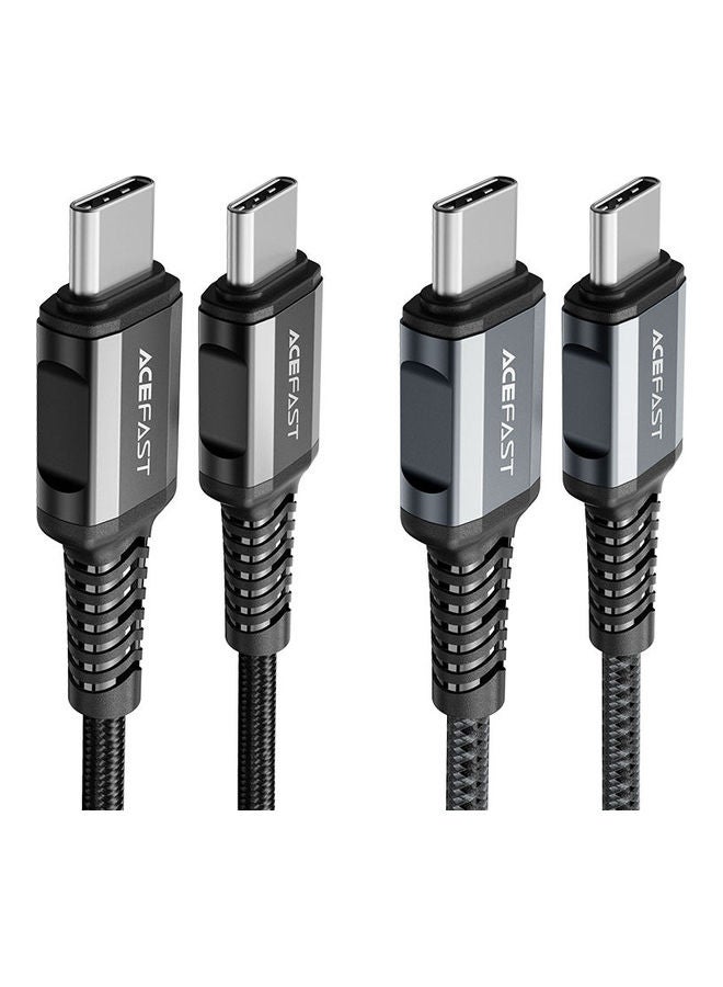 ACEFAST C1-03 USB-C Aluminum Alloy Charging Data Cable Grey - Image 4