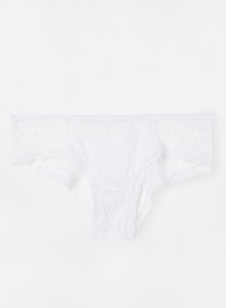 Lace Cheeky Cut Bottoms White - v1640689329/N45140920V_1