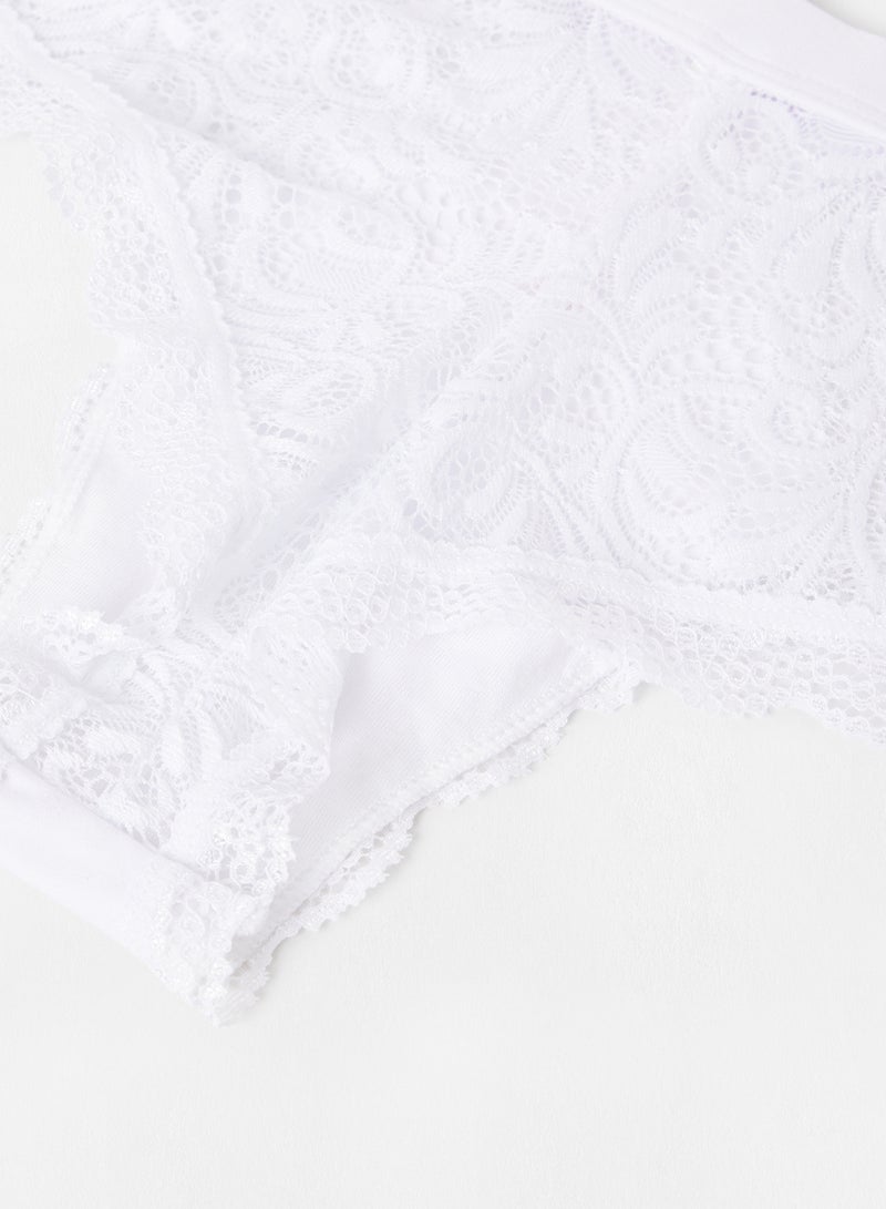 Ardene - Polyester Blend Super Soft Lingerie White - Image 1