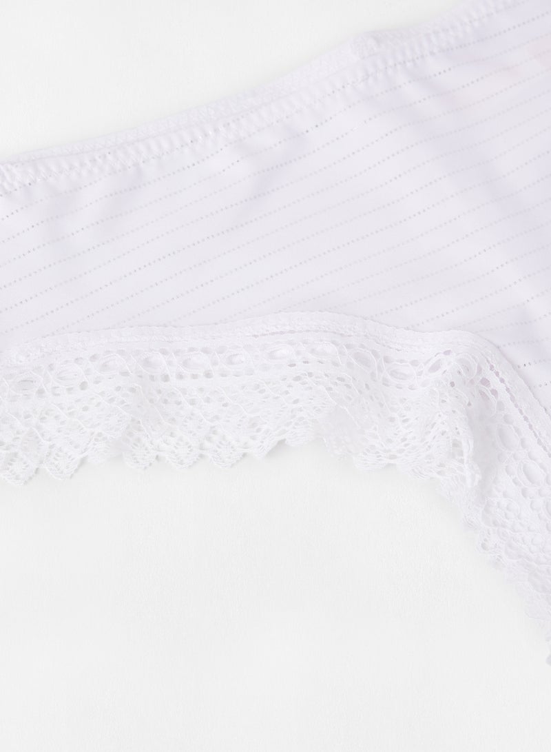 Ardene Exclusive Super Soft Boyshort Panties Bottoms White  - Image 3
