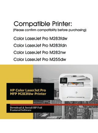Pack of 4 HP 207A Original LaserJet Toner Cartridge | Works with HP Color Laserjet Pro M255 M282 M283 Black, Cyan, Yellow & Magenta - view 4
