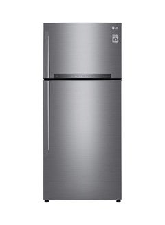 Fridge-Freezer Combinations LED Display 475 Liters, Smart Diagnosis ,External Mircom GN-H622HLHL Platinum Silver