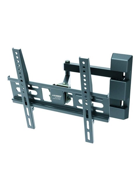 Full Motion TV Wall Mount Space Saving For 23-55 Inches LED LCD Flat & Curved Black