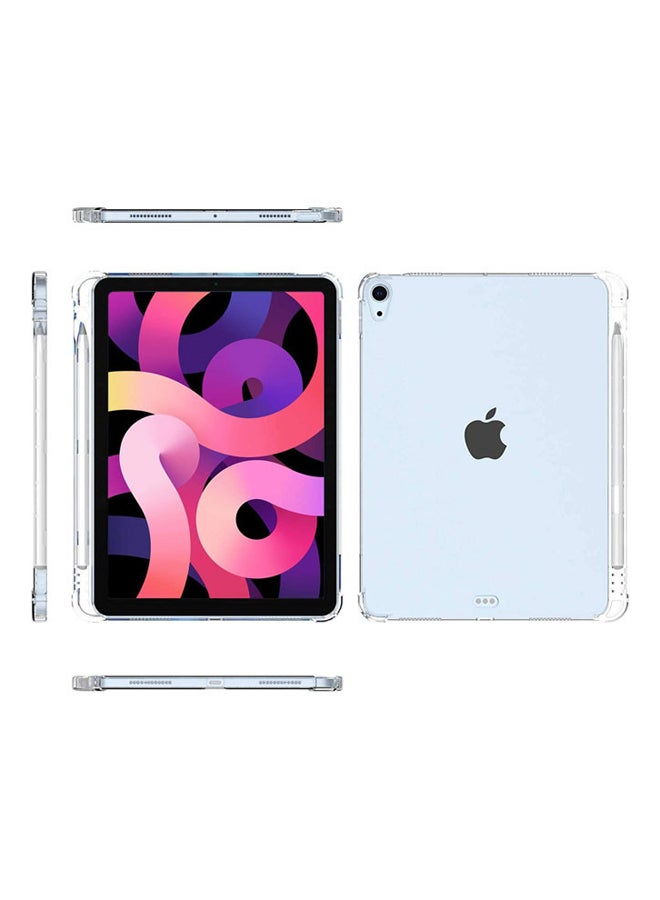 Rock Pow - Protective Case Cover For Apple iPad Air4/Air5 10.9 inch (2020/2022) Generation With Pencil Holder Clear - Image 1