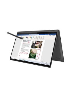 IdeaPad Flex 5 15ITL05 Convertible 2-In-1 Laptop With 15.6-Inch UHD Display, 11th Gen Core i7-1165G7 Processor / 16GB RAM / 1TB SSD / 2GB NVIDIA GeForce MX450 Graphics / Windows 11 Pro / English Graphite Grey