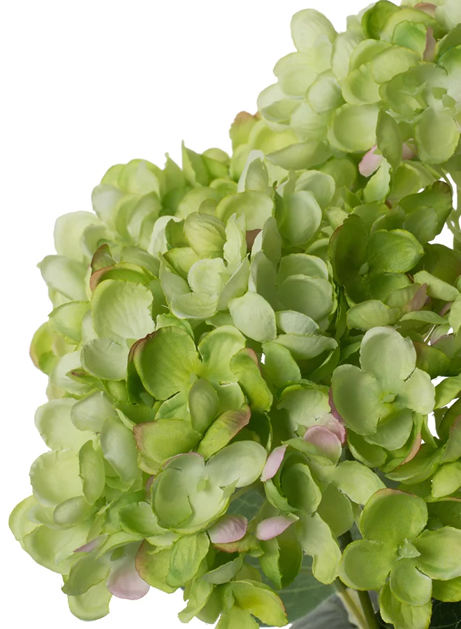 ebb & flow Mini Hydrangea Green Unique Luxury Quality Material for the Perfect Stylish Home Green 25 X 25 X 47cm