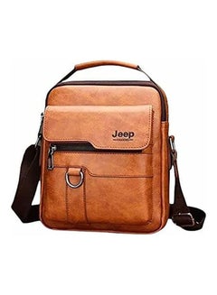 Jeep Buluo Leather Cross Body Bag Havan 