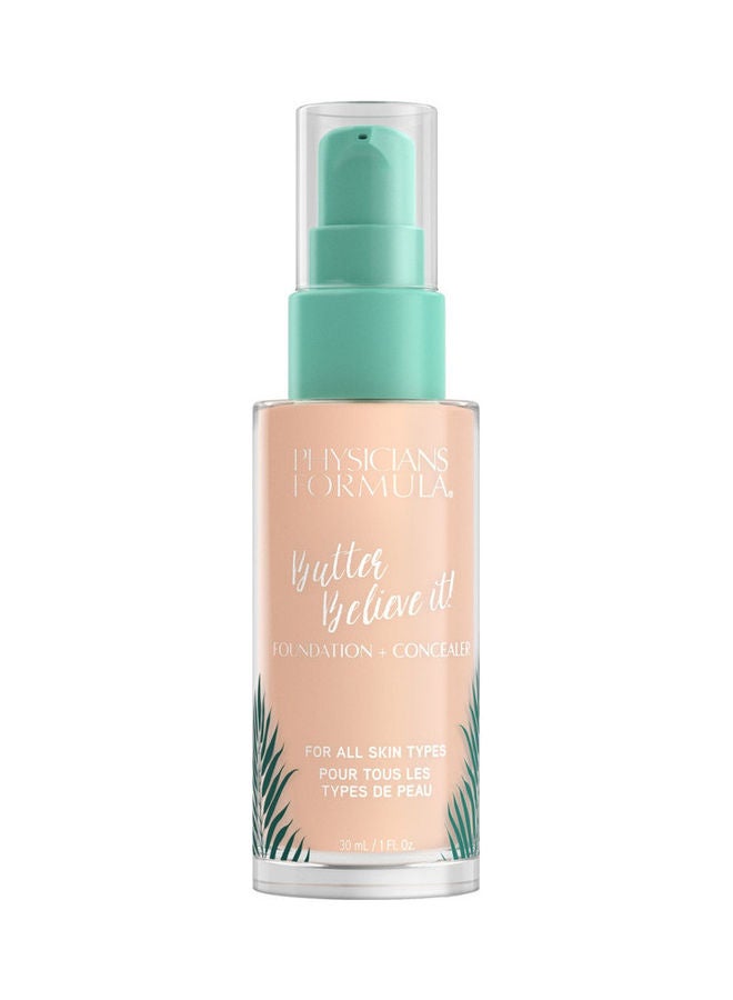 Physicians Formula - PF Murumuru Butter Believe It! Foundation + Concealer  Fair-to-Light Fair-to-Light - Image 1