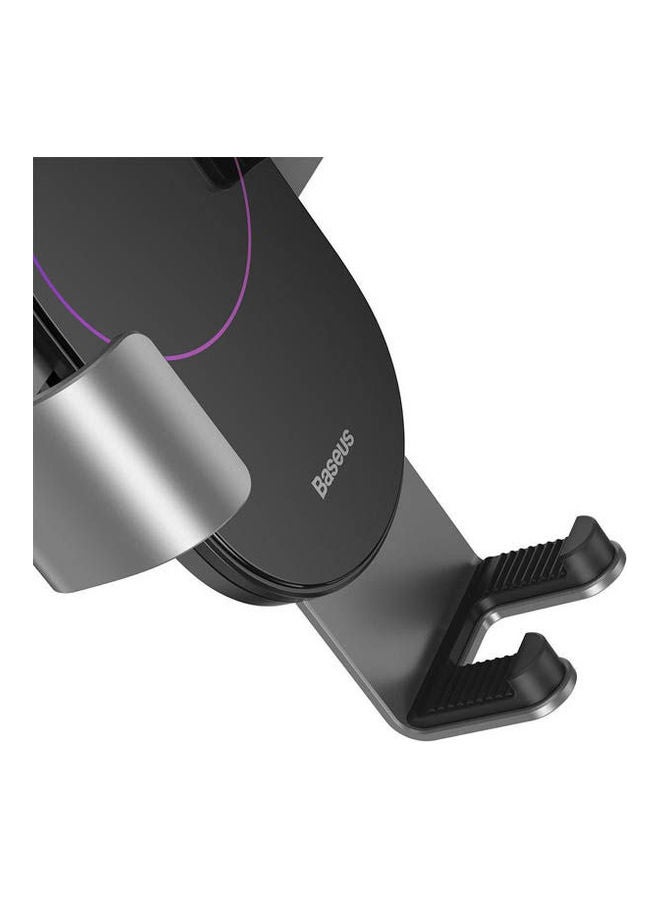 Baseus Simplism Gravity Car Mount Holder With Suction Base Silver  - Image 2
